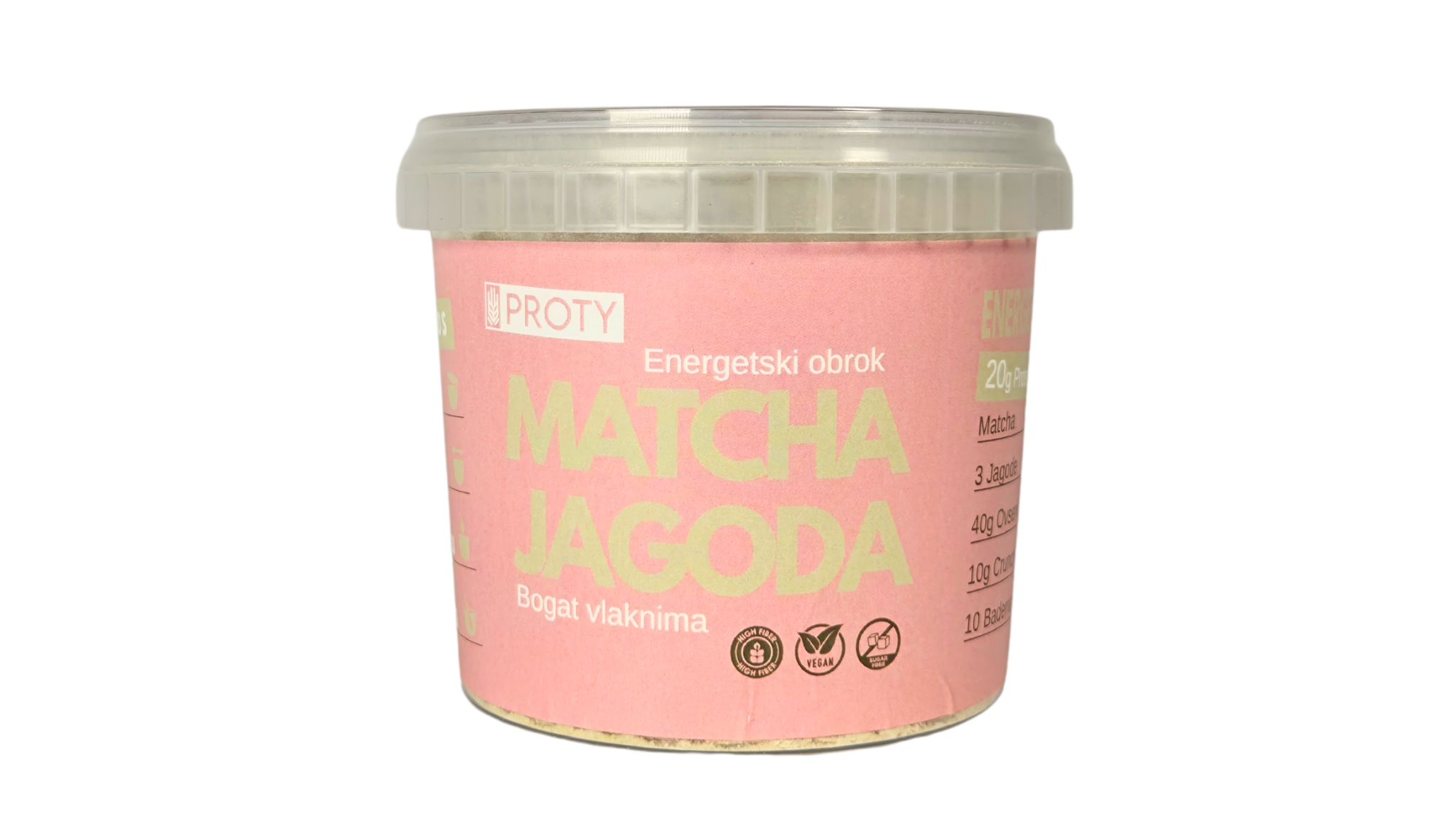 PROTY 4pack MATCHA JAGODA